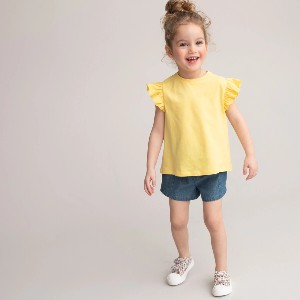 T-shirt Col Rond à Volants 2 T-shirt Col Rond à Volants – Image 2