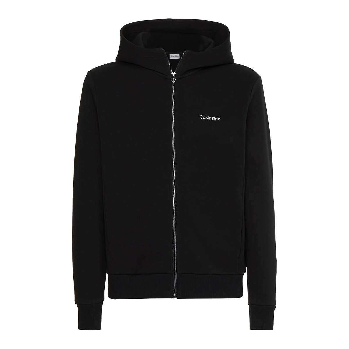 Calvin Klein Sweat Zippé à Capuche Logo Poitrine 4 Calvin Klein Sweat Zippé à Capuche Logo Poitrine – Image 4