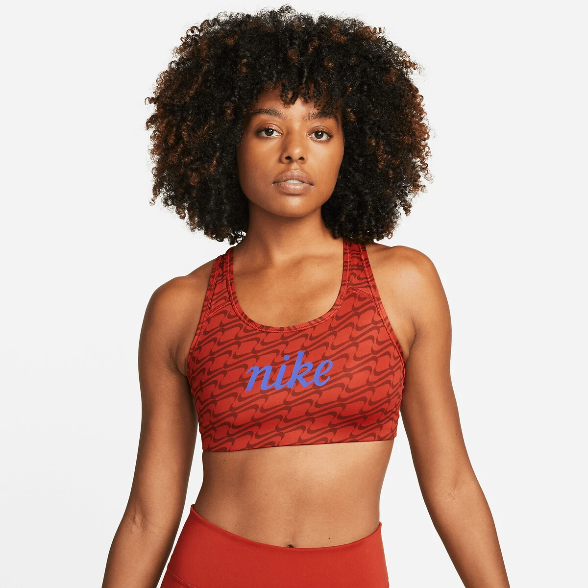 Brassière Nike Dri-fit Swoosh Maintien Moyen 1 Brassière Nike Dri-fit Swoosh Maintien Moyen
