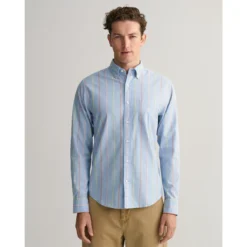 Gant Chemise Droite à Rayures