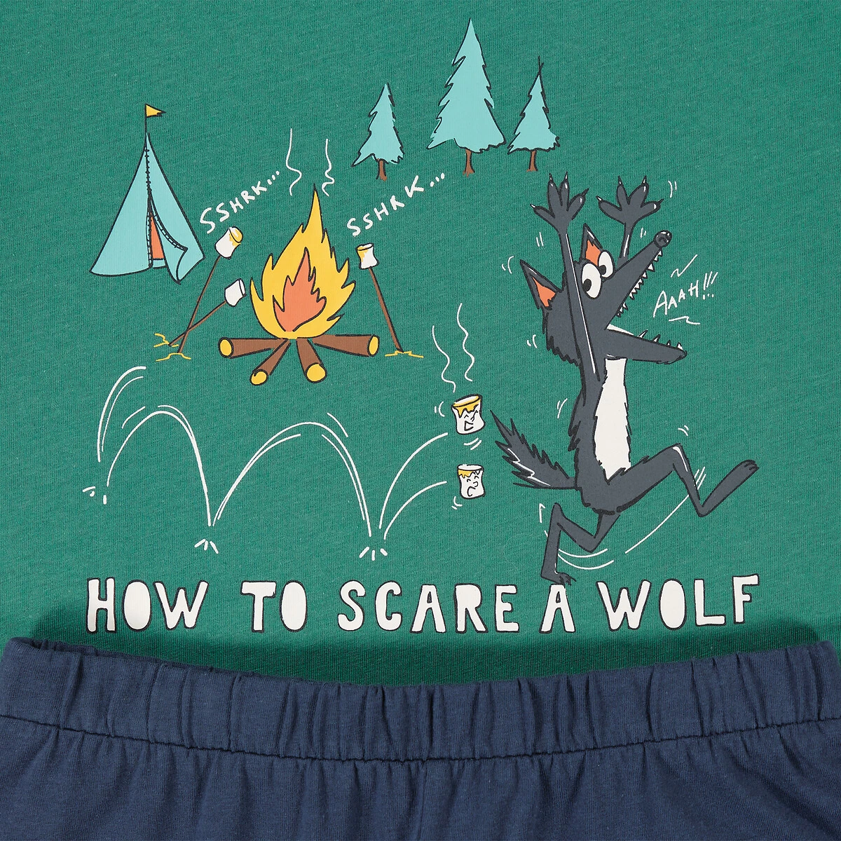 Lot De 3 Pyjamas Imprimé Loups 3 Lot De 3 Pyjamas Imprimé Loups – Image 3