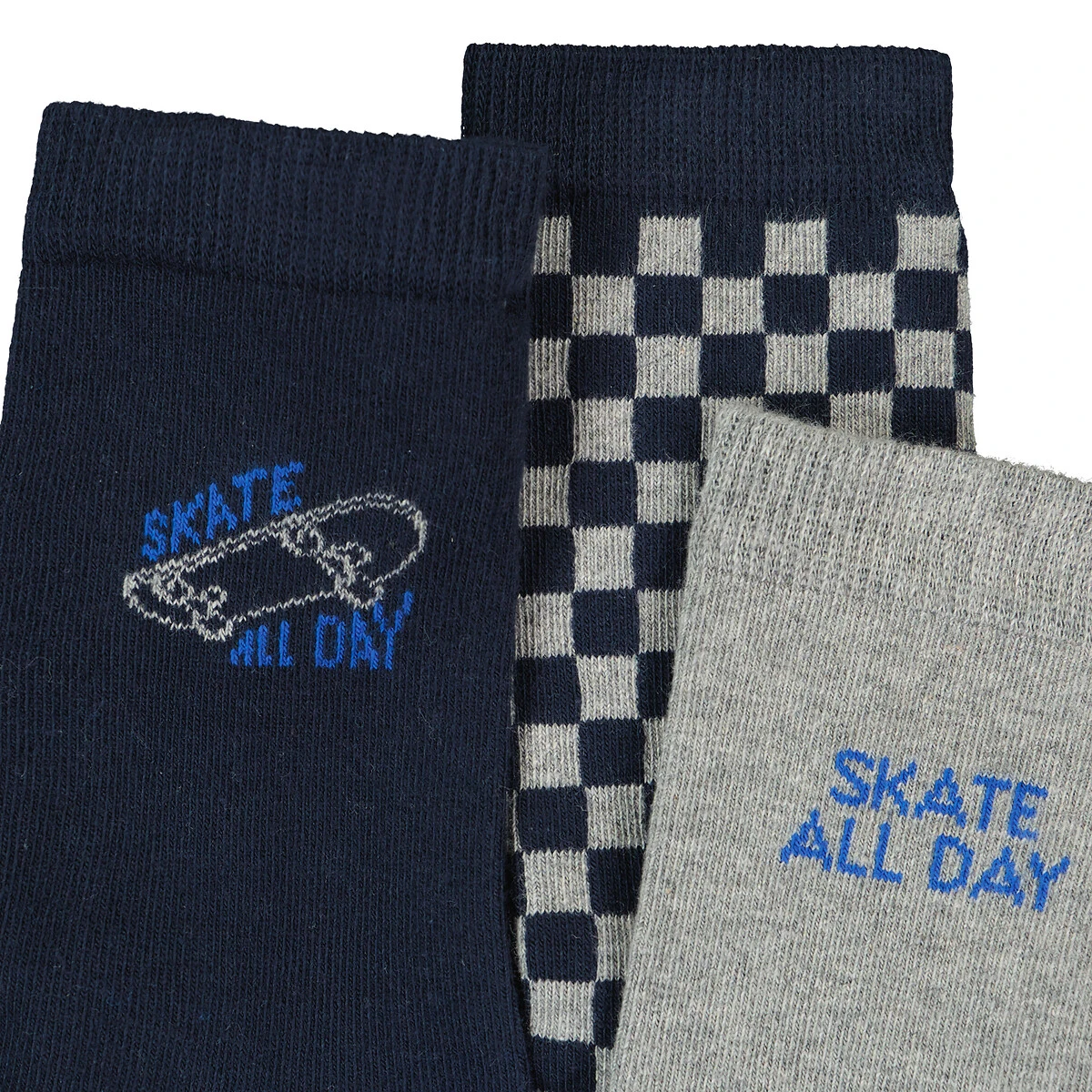 Lot De 3 Paires De Chaussettes Motif Skate 2 Lot De 3 Paires De Chaussettes Motif Skate – Image 2