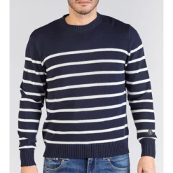 LE TEMPS DES CERISES Pull Col Rond Marinière Milor