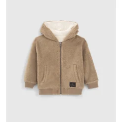 Gilet Réversible Zippé à Capuche