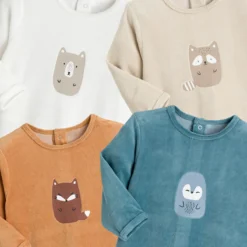 Lot De 4 Pyjamas Velours Coton -Mode Décontractée 0613191b59f0bd31f953641c6c802229