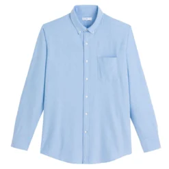 Chemise Oxford Droite, Col Américain -Mode Décontractée 0693325631820eb793a901a97b8e8a33