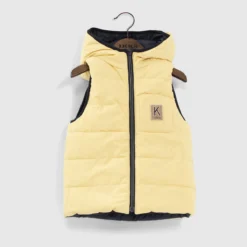 Doudoune à Capuche Sans Manches Réversible 5 Doudoune à Capuche Sans Manches Réversible -Mode Décontractée 078989ef5187095bfa196fa9353dae54