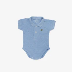 Lacoste Body Bébé En Piqué De Coton Avec Boîte
