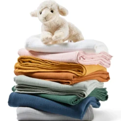 Lot De 4 Maxi Langes En Gaze De Coton Kumla -Mode Décontractée 0b5c84b5a775d49311d5fecce9a3f39b