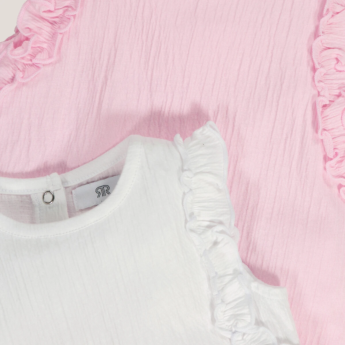 Lot De 2 Débardeurs à Volants 5 Lot De 2 Débardeurs à Volants – Image 5