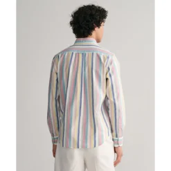 Gant Chemise Droite Rayée Oxford -Mode Décontractée 0eca330f8d9d11e45b0aa7513caa24ca