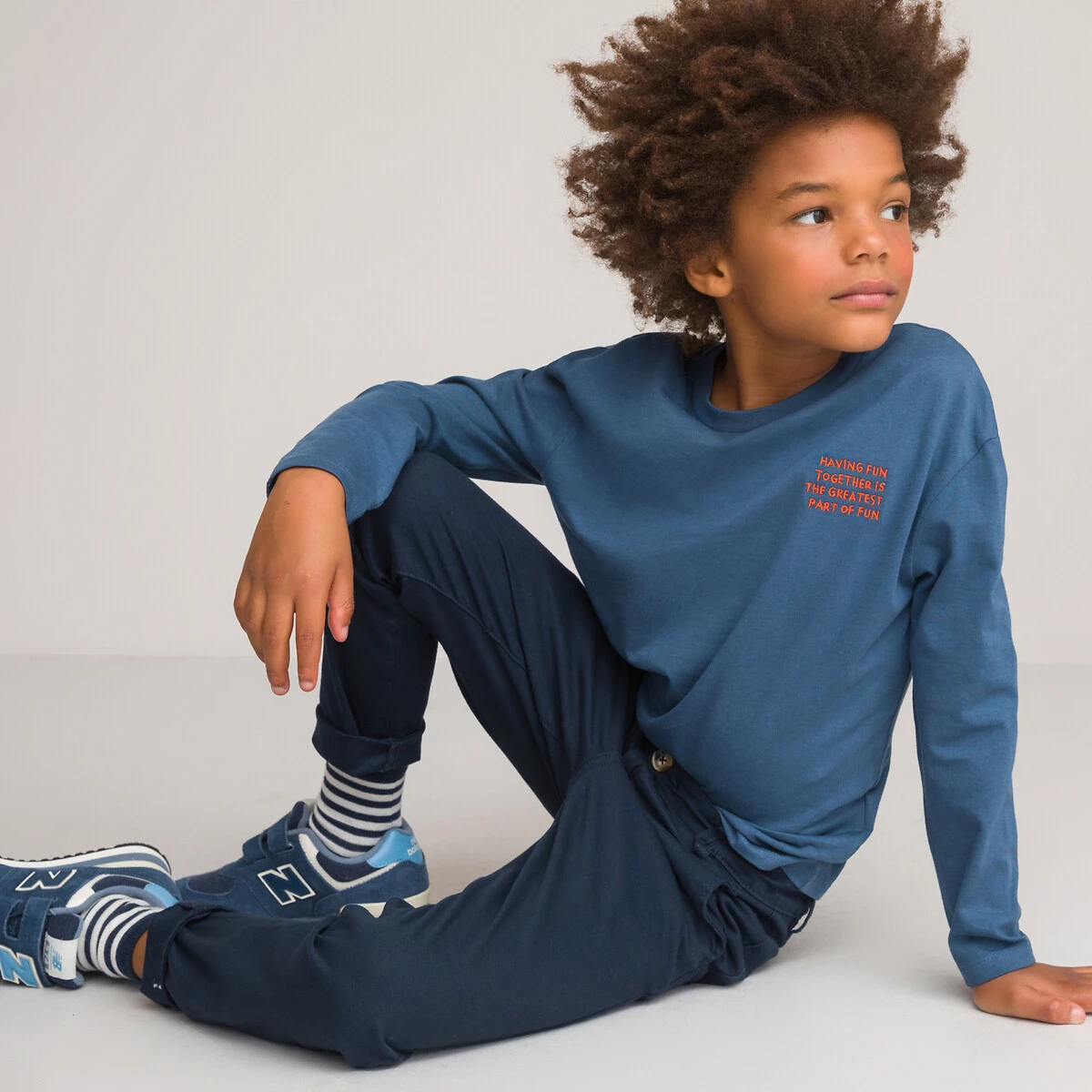 T-shirt Manches Longues Message Poitrine 2 T-shirt Manches Longues Message Poitrine – Image 2