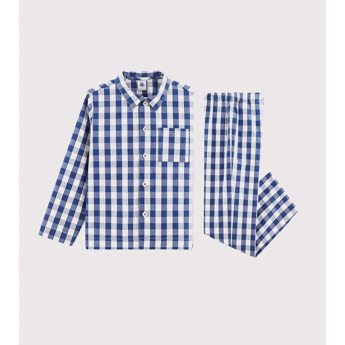 PETIT BATEAU Pyjama 2 Pièces à Carreaux 5 PETIT BATEAU Pyjama 2 Pièces à Carreaux – Image 5