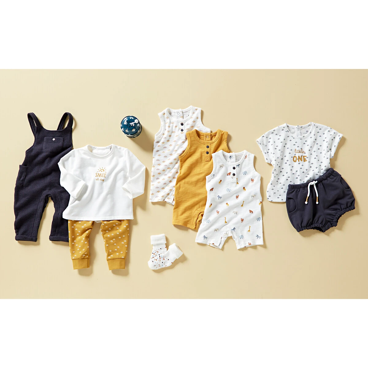 Lot De 3 Combinaisons Courtes Sans Manches 6 Lot De 3 Combinaisons Courtes Sans Manches – Image 6