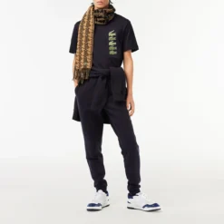 Lacoste T-shirt Col Rond En Coton -Mode Décontractée 10778b8acc96a54a8edd91a3ccd5ab40