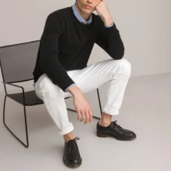 Pull Col Rond En Cachemire, Made In Europe -Mode Décontractée 10e53b791460ef7c8975ae955d3d91dc