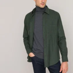 Chemise Droite, Coton Gratté, Col Français -Mode Décontractée 10fb2d59dec78f63b1496e3ecabac461