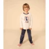 PETIT BATEAU Pyjama 2 Pièces Manches Longues En Velours