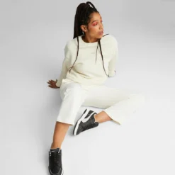 Puma Sweat Effet Matelassé Classics Quilted Crew -Mode Décontractée 11e9c6d5ae6dd446c6abb8e5af6a3d8d