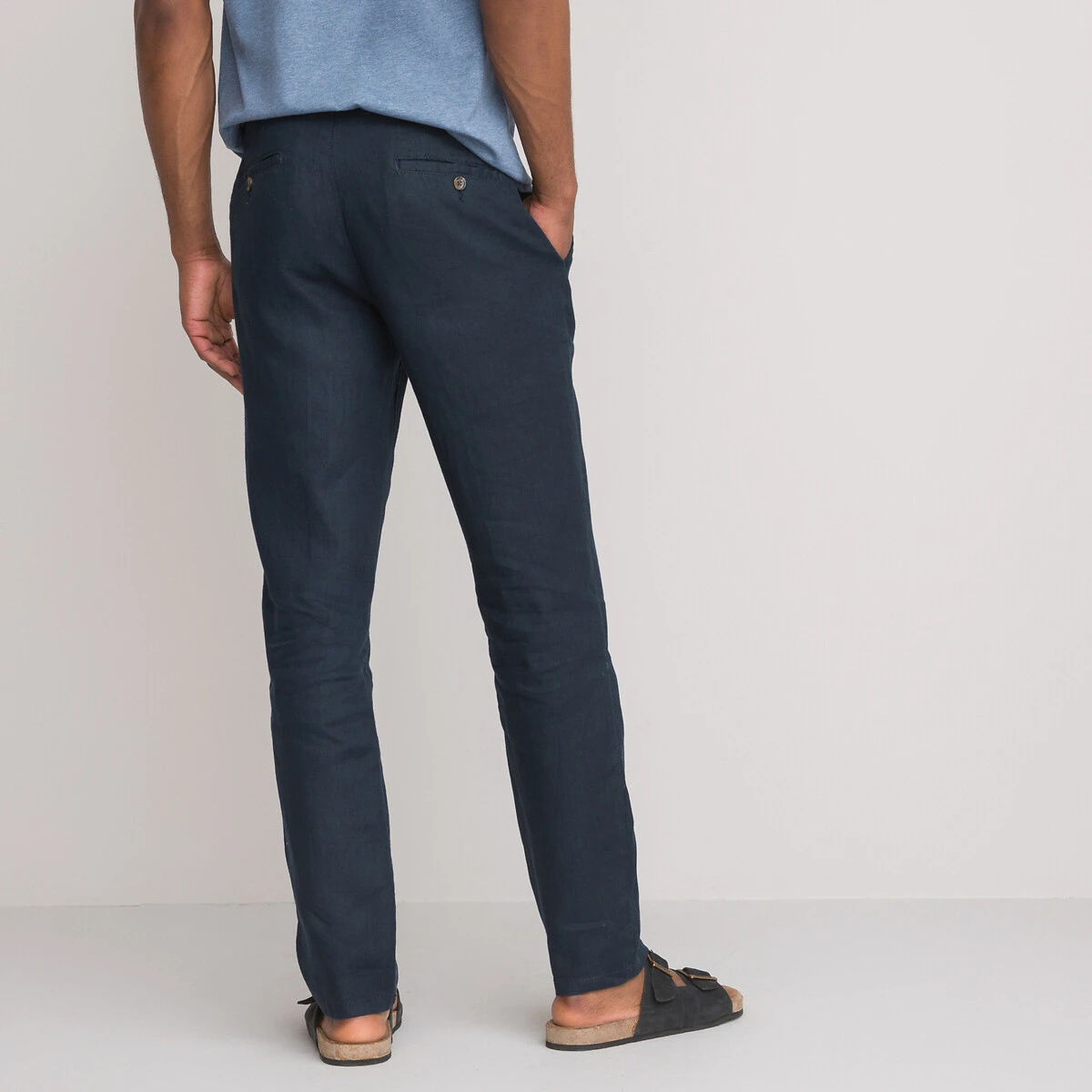 Pantalon Droit En Lin 4 Pantalon Droit En Lin – Image 4