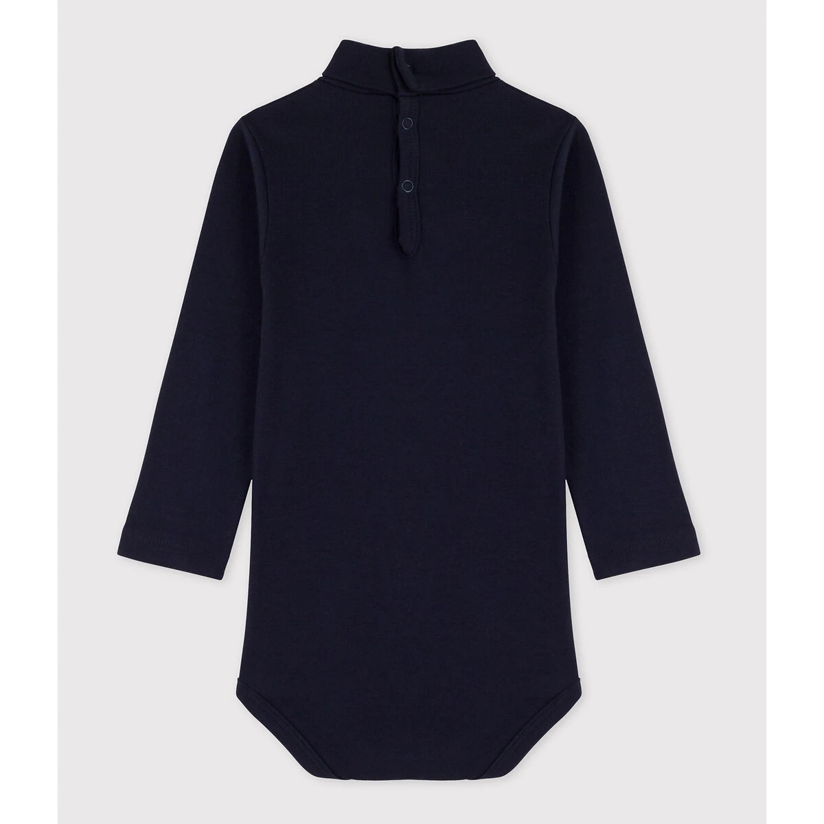 PETIT BATEAU Body Manches Longues Col Roulé En Coton 2 PETIT BATEAU Body Manches Longues Col Roulé En Coton – Image 2