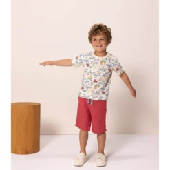 PETIT BATEAU Bermuda En Coton -Mode Décontractée 1252bc6669606237a5b961d17dc55150