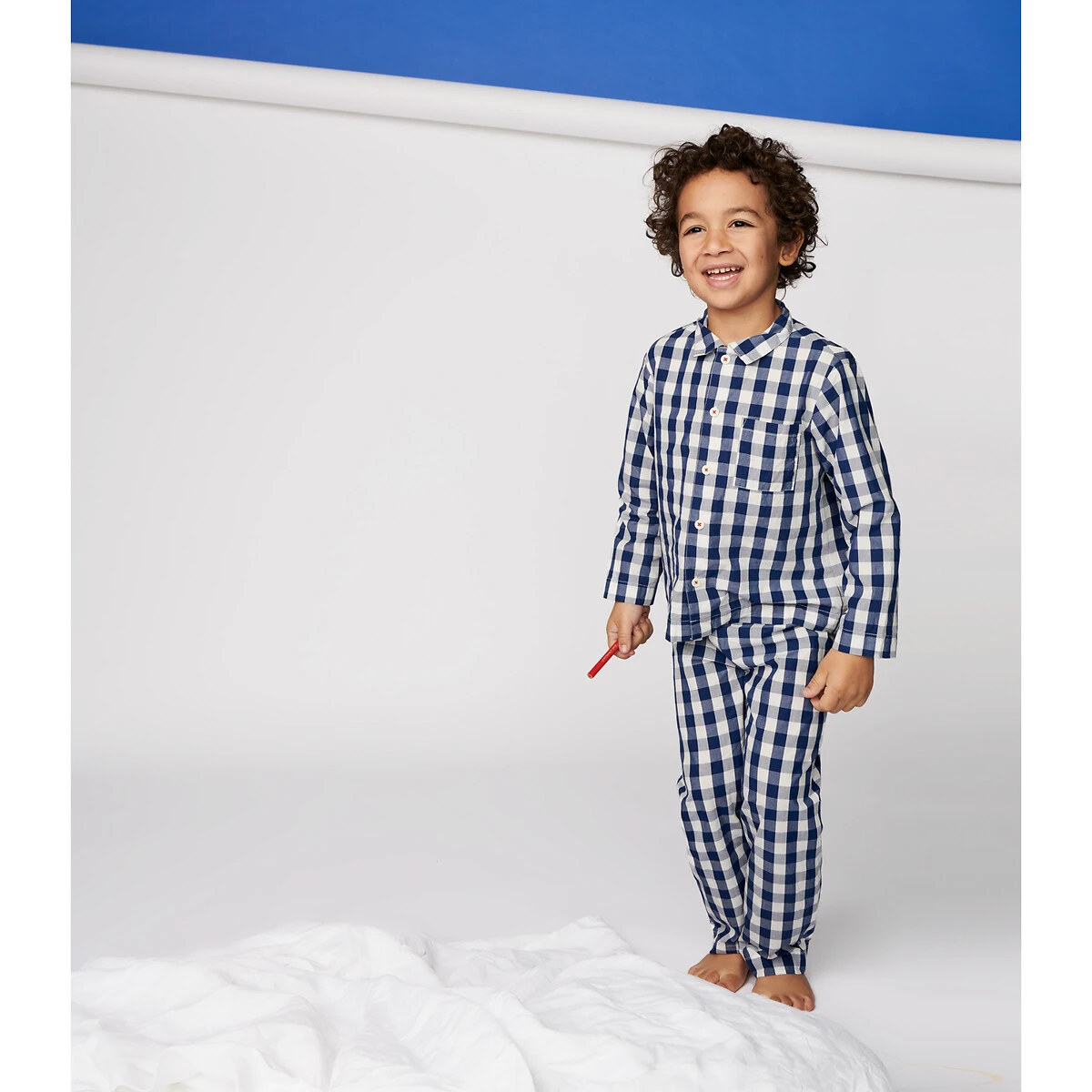 PETIT BATEAU Pyjama 2 Pièces à Carreaux 6 PETIT BATEAU Pyjama 2 Pièces à Carreaux – Image 6
