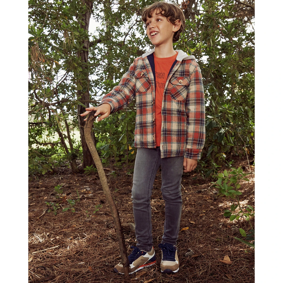 Chemise Capuche Manches Longues 3-12 Ans 8 Chemise Capuche Manches Longues 3-12 Ans – Image 8