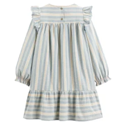 Robe Manches Longues Rayée 19 Robe Manches Longues Rayée -Mode Décontractée 151082c428edcb082bf4fe6b8203e510