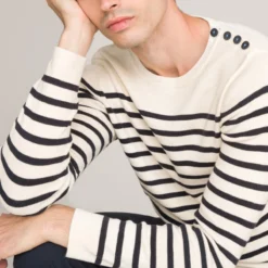 Pull Marinière Signature, En Coton Bio