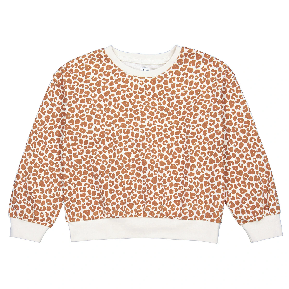 Sweat Col Rond Imprimé Léopard En Molleton 3 Sweat Col Rond Imprimé Léopard En Molleton – Image 3