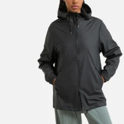 Rains Coupe-vent Droit à Capuche Unisexe STORM BREAKER