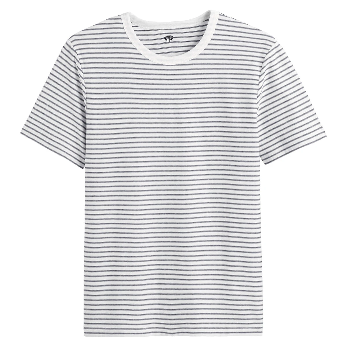 T-shirt Imprimé En Coton Col Rond Manches Courtes 5 T-shirt Imprimé En Coton Col Rond Manches Courtes – Image 5