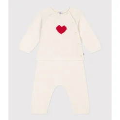 PETIT BATEAU Ensemble En Tricot Laine Et Coton