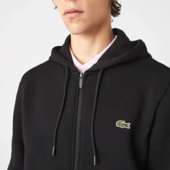 Lacoste Sweat Zippé à Capuche à Bandes Siglées 9 Lacoste Sweat Zippé à Capuche à Bandes Siglées -Mode Décontractée 18d0b1f4795643390c0de7ca08d0bbb1