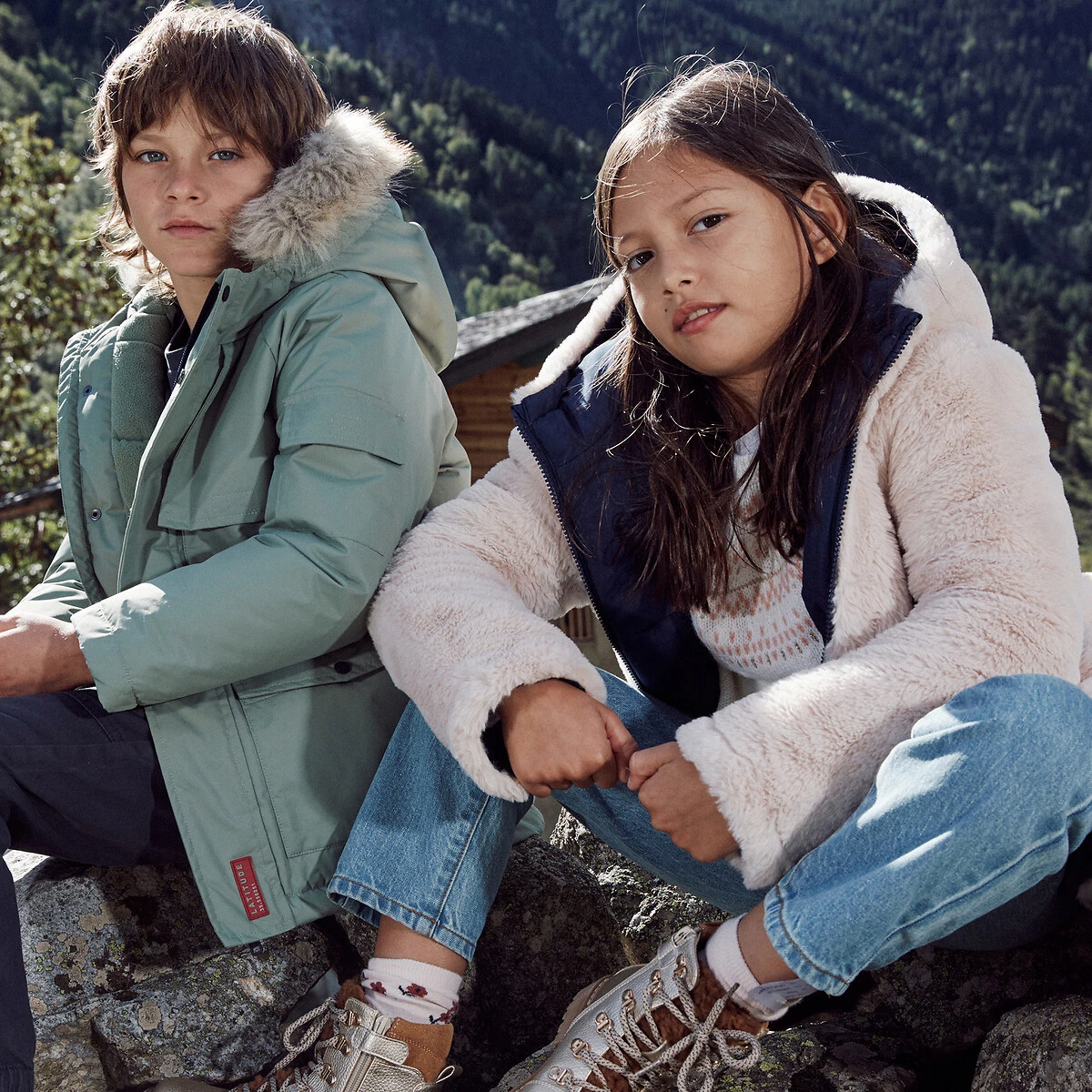 Doudoune Chaude à Capuche Réversible 8 Doudoune Chaude à Capuche Réversible – Image 8