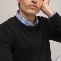 Pull Col Rond En Cachemire, Made In Europe -Mode Décontractée 1a5924596070d4764602cf30b100ed97