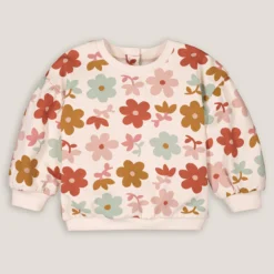 Sweat Col Rond En Molleton, Motif Floral -Mode Décontractée 1ad67eec2d1b04f8ea836ca1a75bb42a