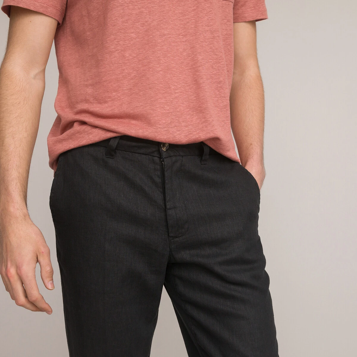 Pantalon Droit En Lin 8 Pantalon Droit En Lin – Image 8