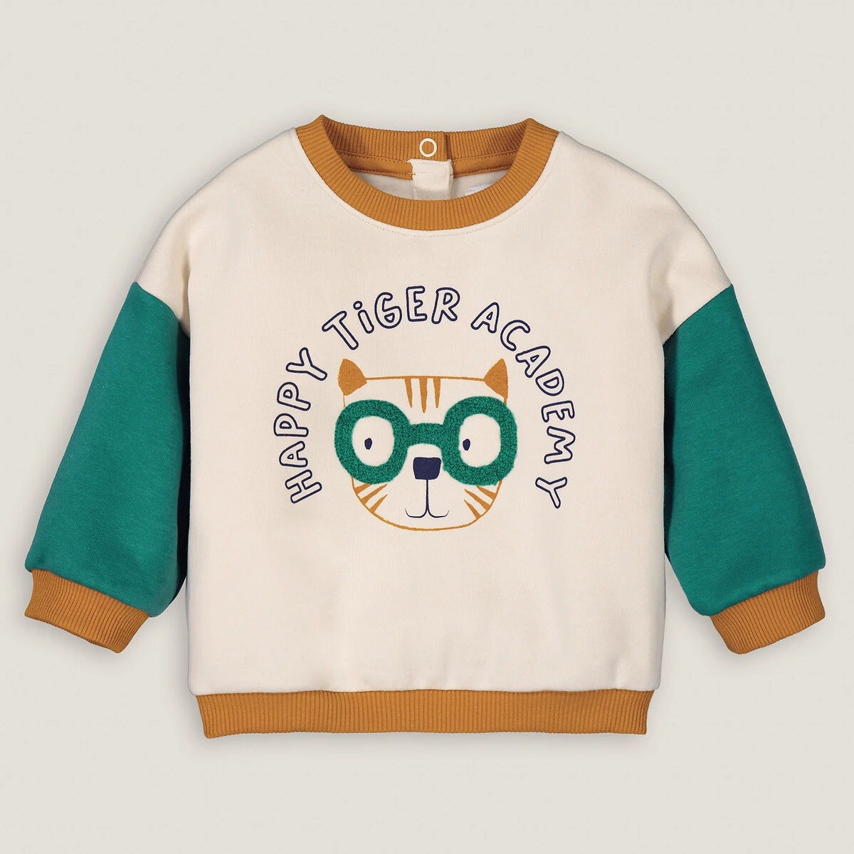 Sweat Col Rond En Molleton, Motif Tigre 3 Sweat Col Rond En Molleton, Motif Tigre – Image 3