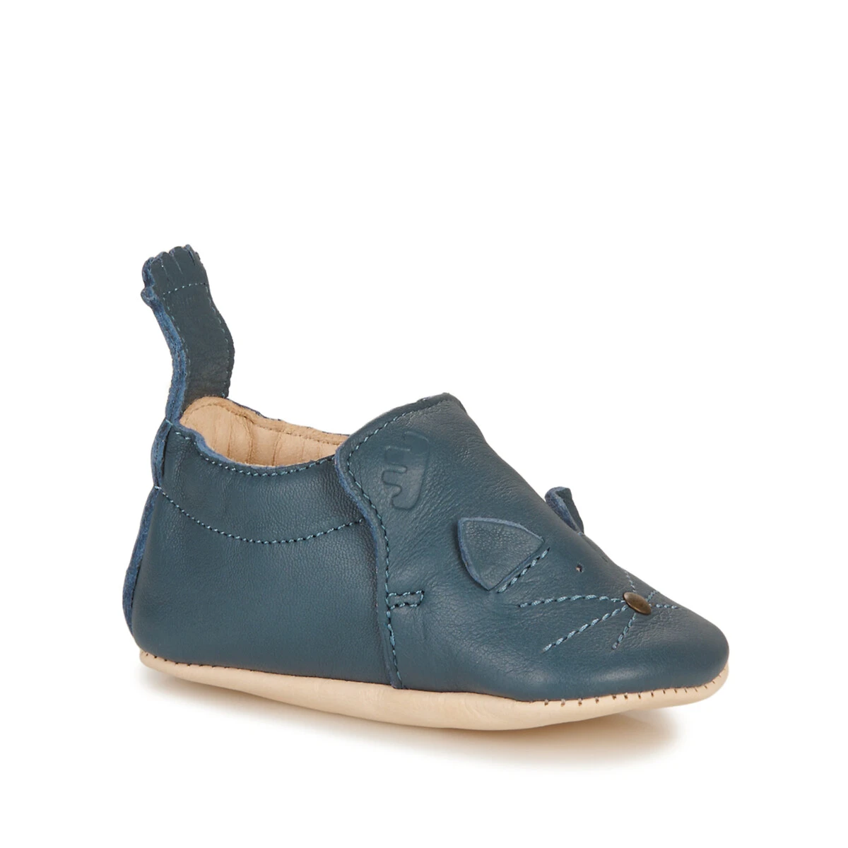 Chaussons Souples En Cuir My Blumoo Chat 2 Chaussons Souples En Cuir My Blumoo Chat – Image 2