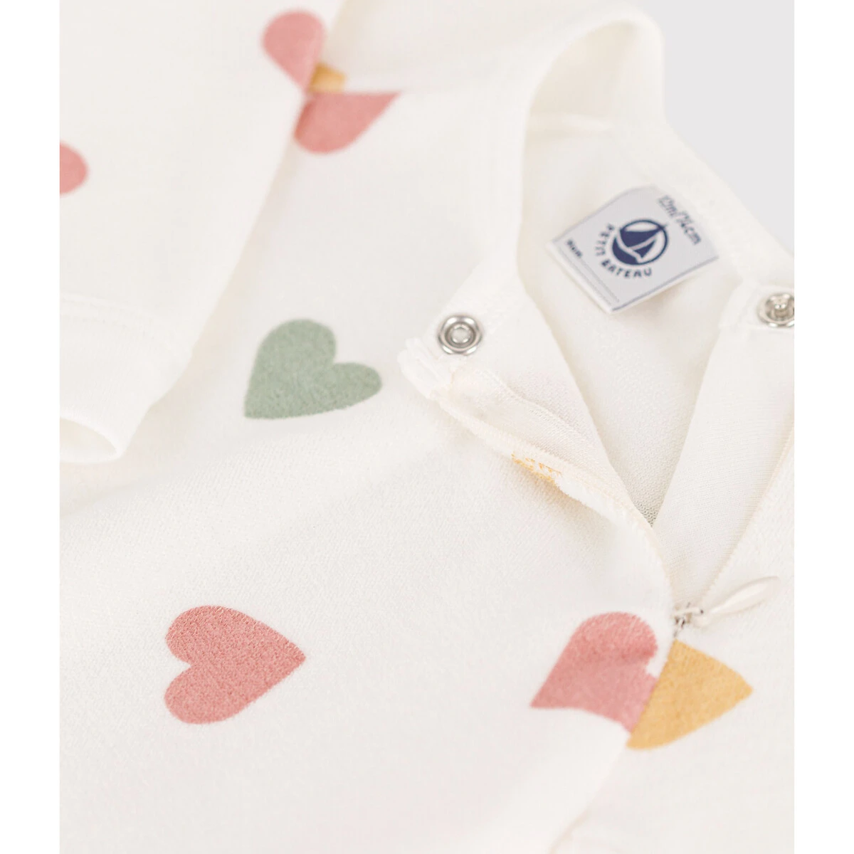 PETIT BATEAU Dors Bien Imprimé Cœur 3 PETIT BATEAU Dors Bien Imprimé Cœur – Image 3