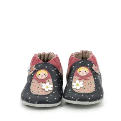 ROBEEZ Chausson Cuir Flowerdolls -Mode Décontractée 1ff851354098ae73444fa2e87c663a3f