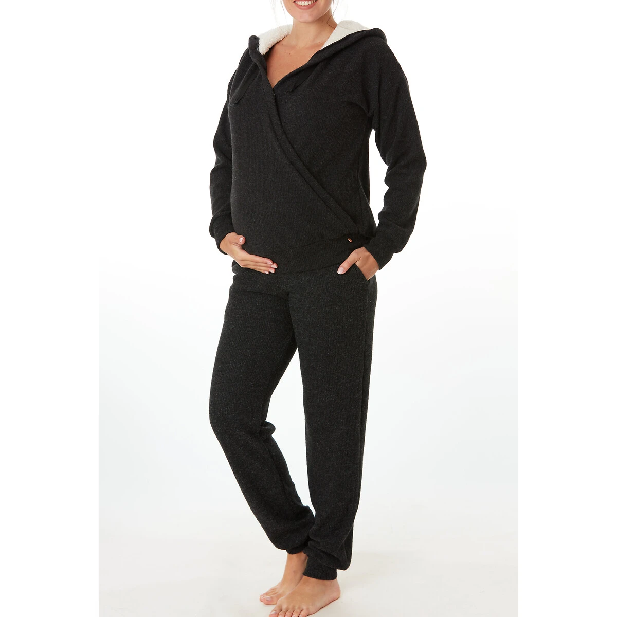 Cache Coeur Sweat De Maternité Et D'allaitement Sweet Home 4 Cache Coeur Sweat De Maternité Et D'allaitement Sweet Home – Image 4