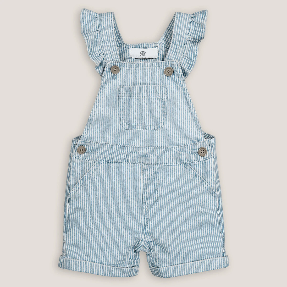 Salopette Courte à Rayures 3 Salopette Courte à Rayures – Image 3