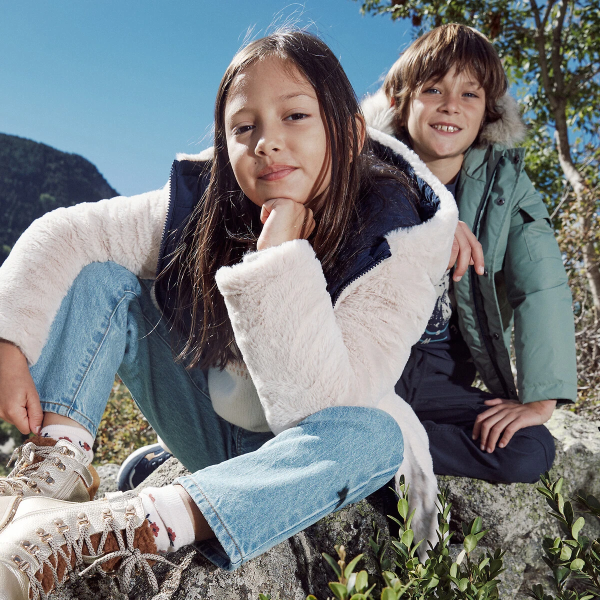 Doudoune Chaude à Capuche Réversible 9 Doudoune Chaude à Capuche Réversible – Image 9