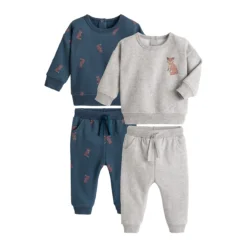 Lot De 2 Ensembles 2 Pièces Molleton