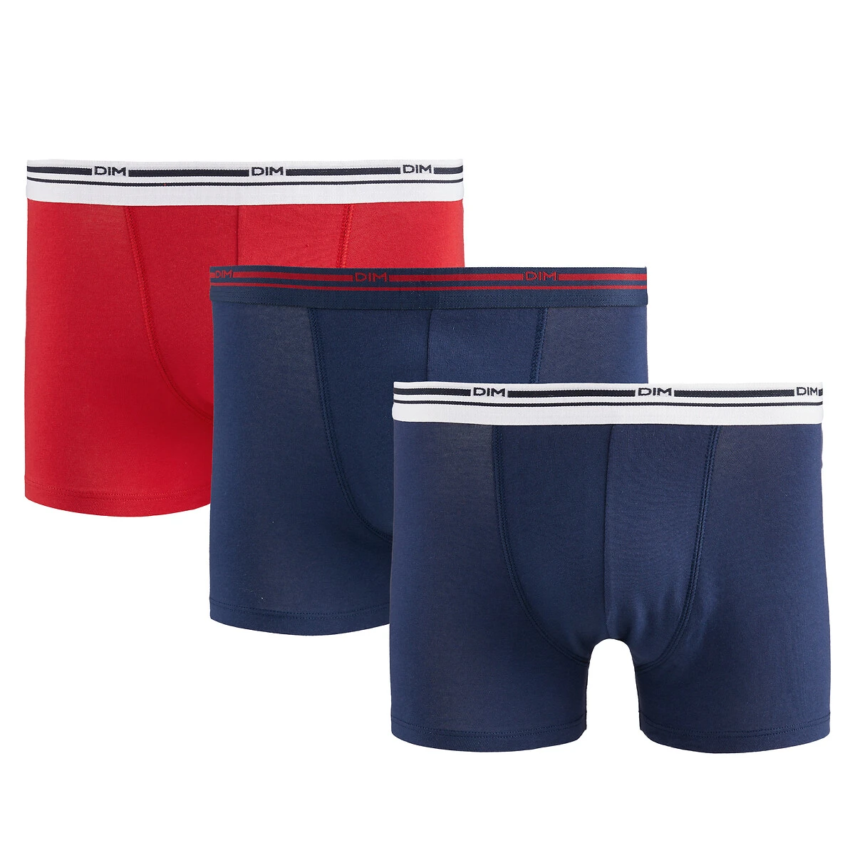 DIM Lot De 3 Boxers Classic Colors 1 DIM Lot De 3 Boxers Classic Colors