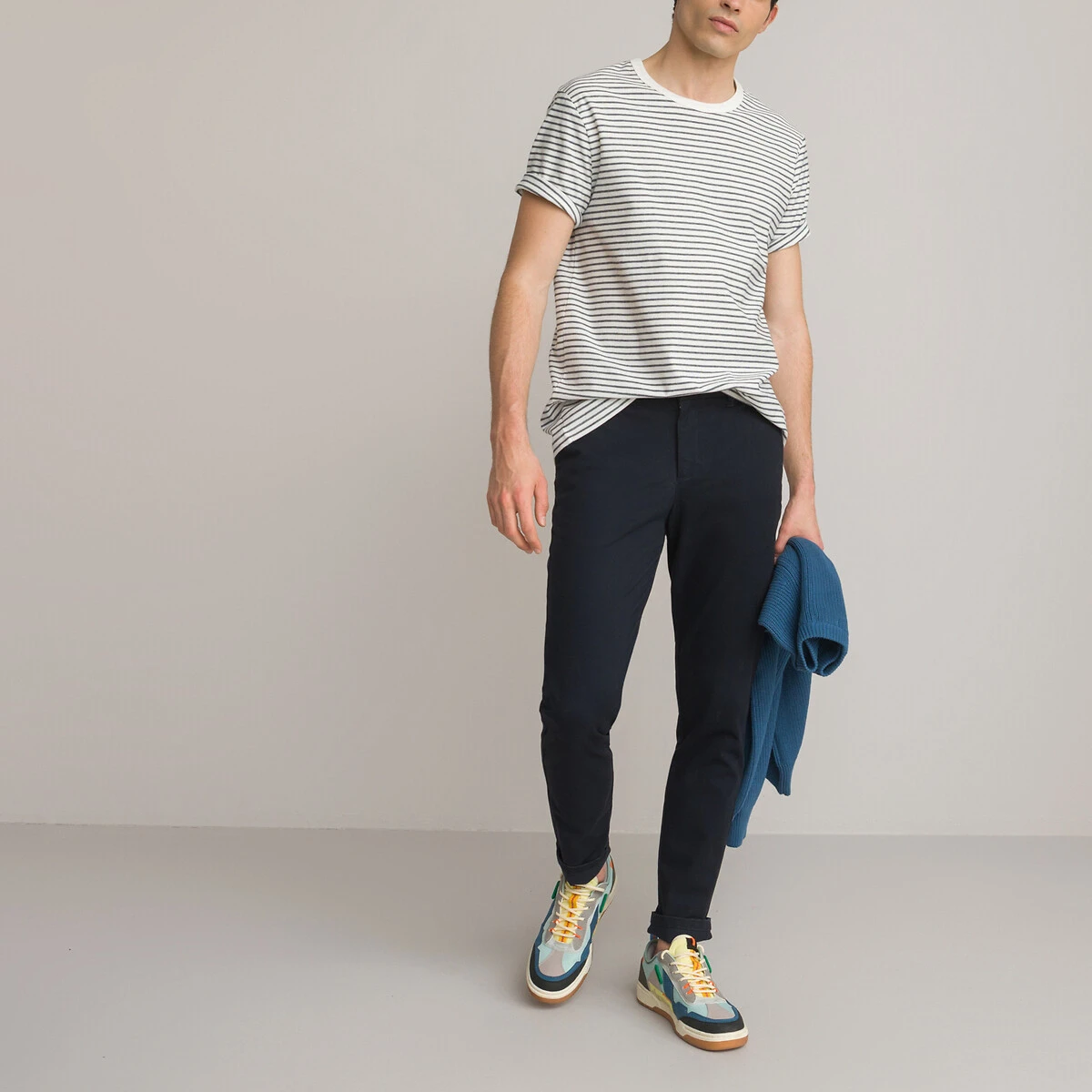 T-shirt Imprimé En Coton Col Rond Manches Courtes 2 T-shirt Imprimé En Coton Col Rond Manches Courtes – Image 2