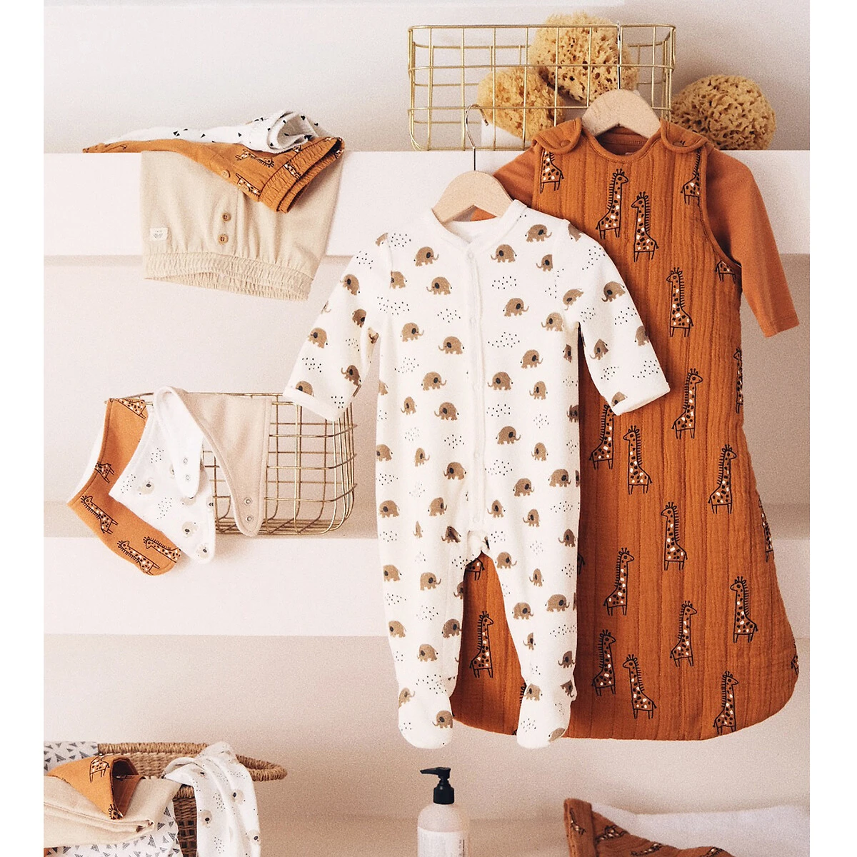 Lot De 4 Langes Coton Bio 3 Lot De 4 Langes Coton Bio – Image 3